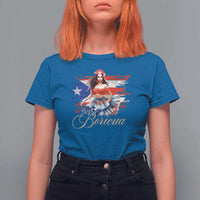 Puerto Rico T Shirt For Women Boricua Hispanic Heritage Month Bomba Dancer - Wonder Print Shop