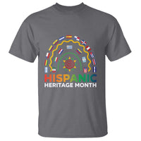 Hispanic Heritage Month T Shirt Hispanic Countries Rainbow Flag Sunflower - Wonder Print Shop