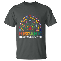 Hispanic Heritage Month T Shirt Hispanic Countries Rainbow Flag Sunflower - Wonder Print Shop