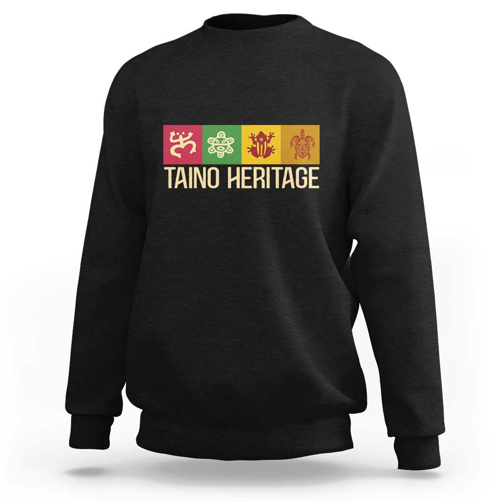 Taino Heritage Sweatshirt Puerto Rico Indigenous Carribbean Culture - Wonder Print Shop