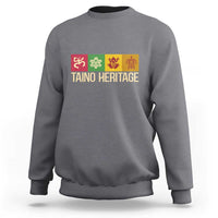 Taino Heritage Sweatshirt Puerto Rico Indigenous Carribbean Culture - Wonder Print Shop