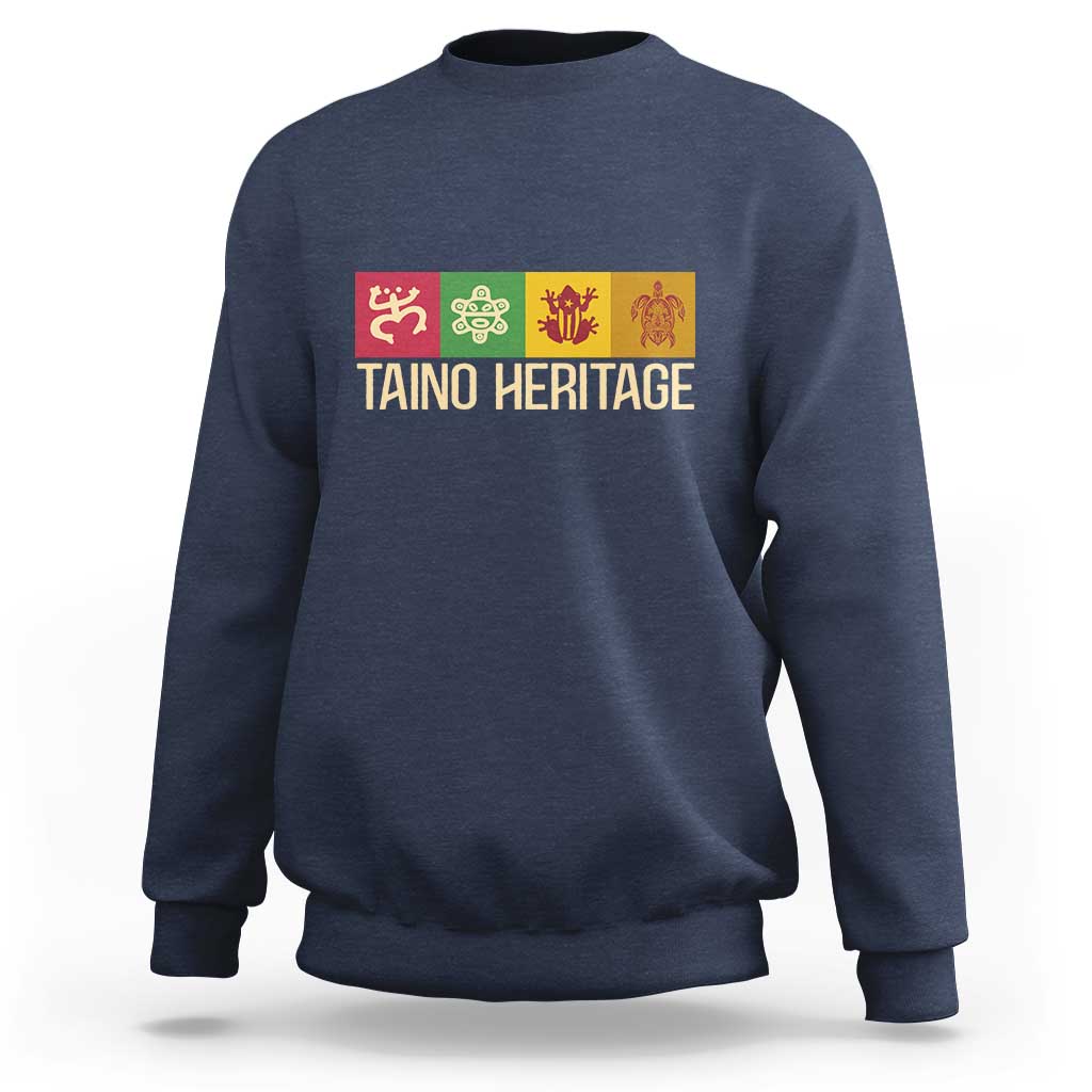 Taino Heritage Sweatshirt Puerto Rico Indigenous Carribbean Culture - Wonder Print Shop