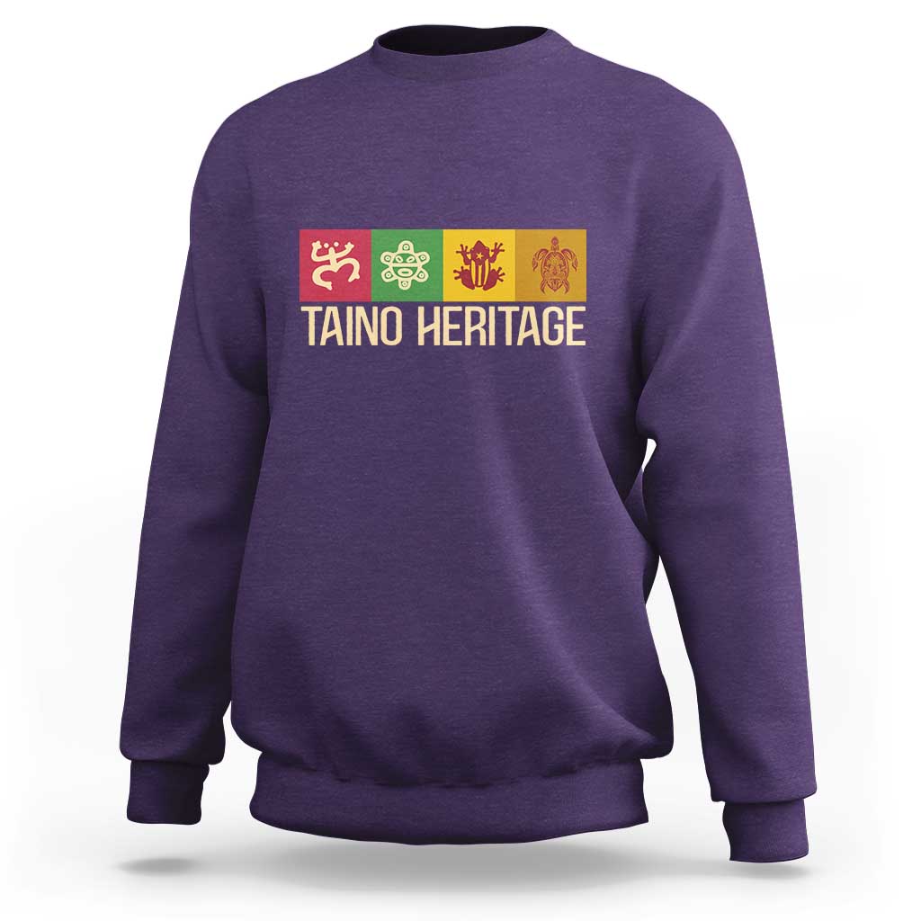 Taino Heritage Sweatshirt Puerto Rico Indigenous Carribbean Culture - Wonder Print Shop