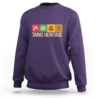 Taino Heritage Sweatshirt Puerto Rico Indigenous Carribbean Culture - Wonder Print Shop