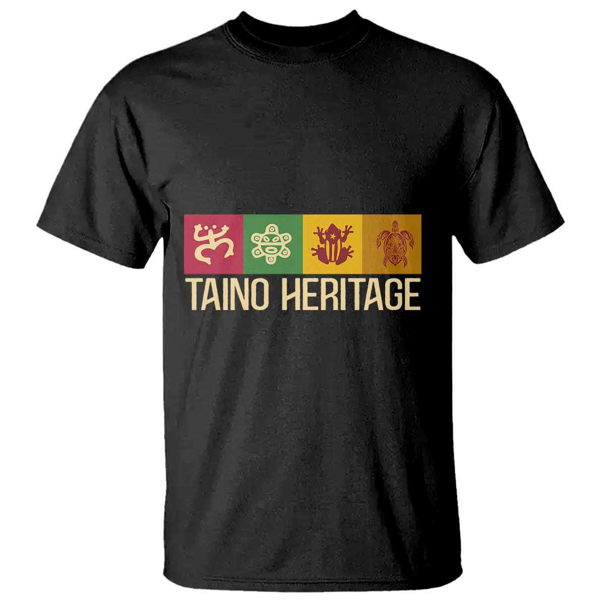 Taino Heritage T Shirt Puerto Rico Indigenous Carribbean Culture - Wonder Print Shop