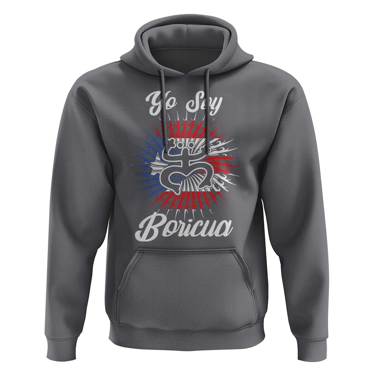Yo Soy Boricua Hoodie Puerto Rico Flag Hispanic Heritage Month Taino - Wonder Print Shop