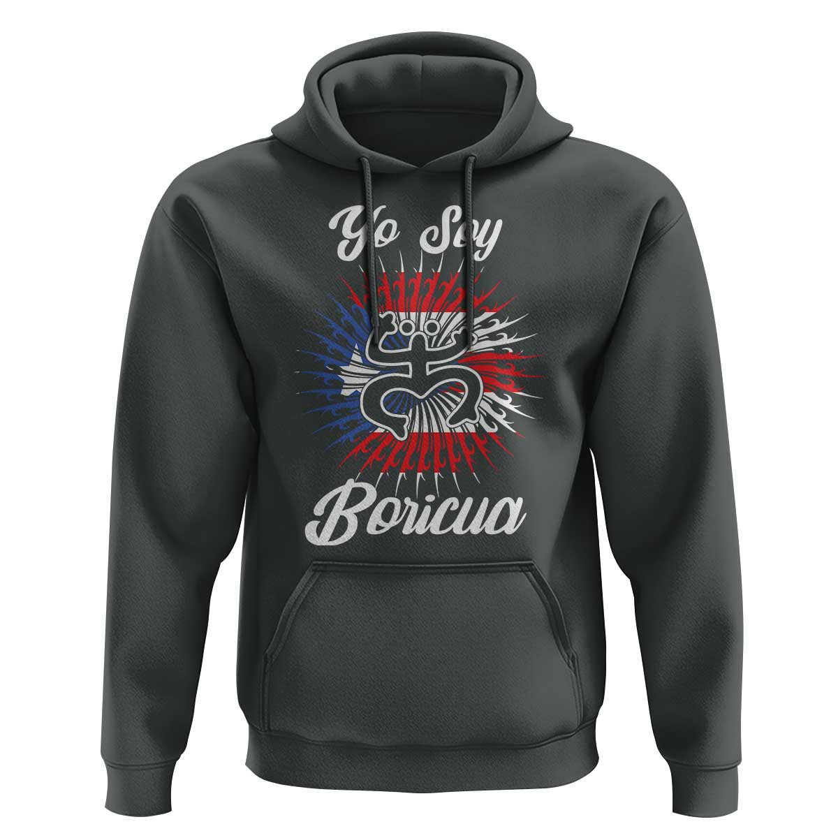 Yo Soy Boricua Hoodie Puerto Rico Flag Hispanic Heritage Month Taino - Wonder Print Shop