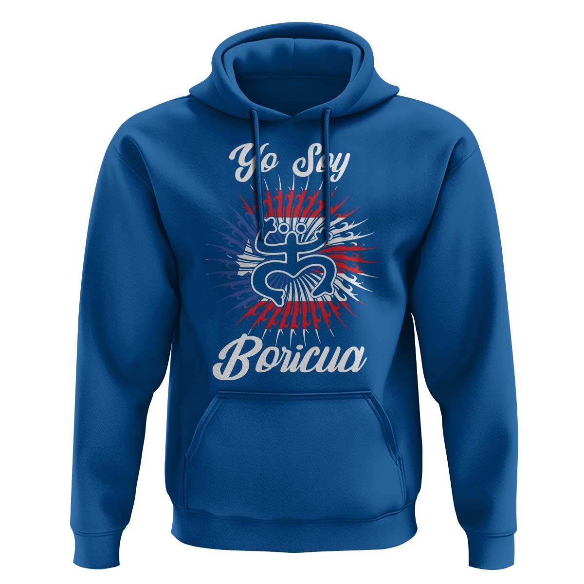 Yo Soy Boricua Hoodie Puerto Rico Flag Hispanic Heritage Month Taino - Wonder Print Shop