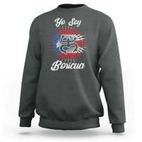 Yo Soy Boricua Sweatshirt Puerto Rico Flag Hispanic Heritage Month Taino - Wonder Print Shop