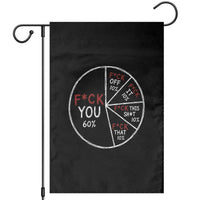 Funny Fck You Pie Chart Garden Flag Math Sarcastic Humor