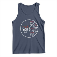 Funny Fck You Pie Chart Tank Top Math Sarcastic Humor