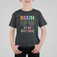Happy Dot Day T Shirt For Kid Bruh It Is Dot Day Colorful Dot Sunglasses - Wonder Print Shop