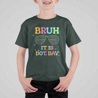 Happy Dot Day T Shirt For Kid Bruh It Is Dot Day Colorful Dot Sunglasses - Wonder Print Shop