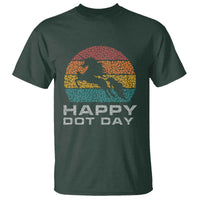 Happy Dot Day T Shirt Unicorn Retro Polka Dot Mythical Creatures - Wonder Print Shop