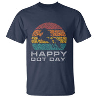 Happy Dot Day T Shirt Unicorn Retro Polka Dot Mythical Creatures - Wonder Print Shop