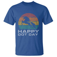 Happy Dot Day T Shirt Unicorn Retro Polka Dot Mythical Creatures - Wonder Print Shop