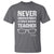 Harris Walz Supporter T Shirt Never Underestimate A Public School Teacher Tim Glasses - Wonder Print Shop