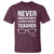 Harris Walz Supporter T Shirt Never Underestimate A Public School Teacher Tim Glasses - Wonder Print Shop