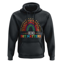 Funny Dot Day Hoodie Each Dot Matters Rainbow Of Polka Dot - Wonder Print Shop