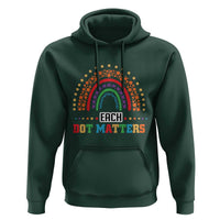 Funny Dot Day Hoodie Each Dot Matters Rainbow Of Polka Dot - Wonder Print Shop