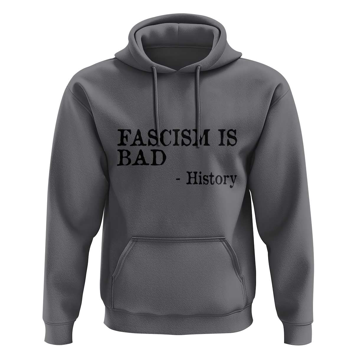 Fascism Is Bad Hoodie Funny History Lesson - Wonder Print Shop