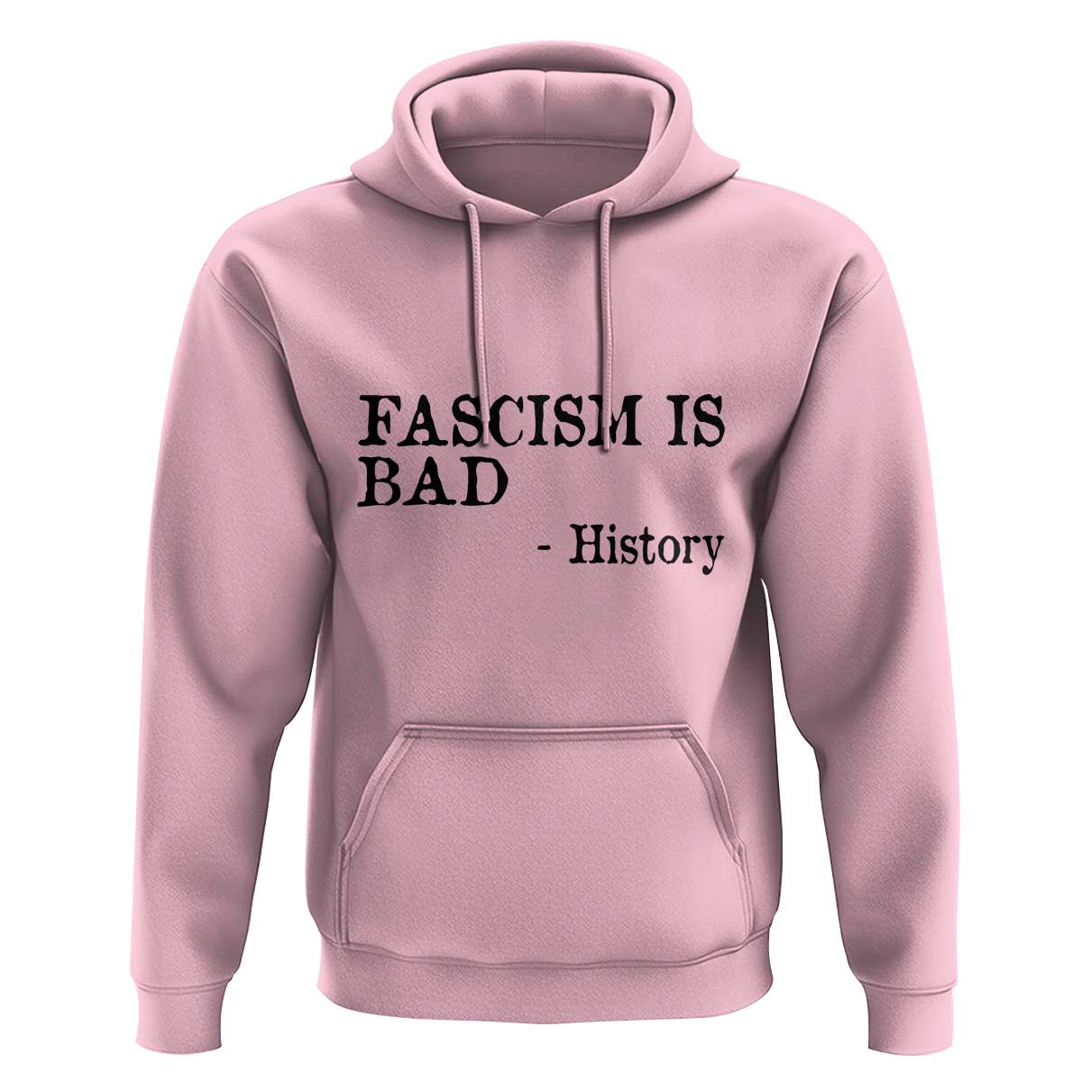 Fascism Is Bad Hoodie Funny History Lesson - Wonder Print Shop