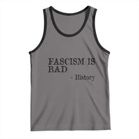 Fascism Is Bad Tank Top Funny History Lesson - Wonder Print Shop