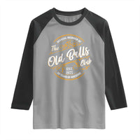 Funny 50th Birthday Raglan Shirt Official Member Of The Old Ball Clubs Gen X - Wonder Print Shop