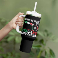 Funny This Is How We Italians Cut Carbs Tumbler With Handle Italian American Pizza Slice - Wonder Print Shop