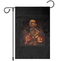Funny Halloween Zombie Tung Tung Sahur Garden Flag Italian Brainrot Meme - Wonder Print Shop