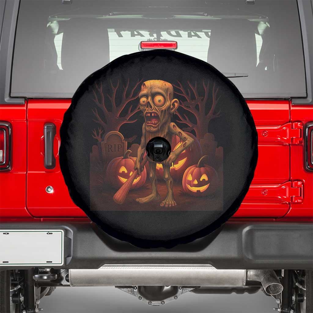 Funny Halloween Zombie Tung Tung Sahur Spare Tire Cover Italian Brainrot Meme - Wonder Print Shop