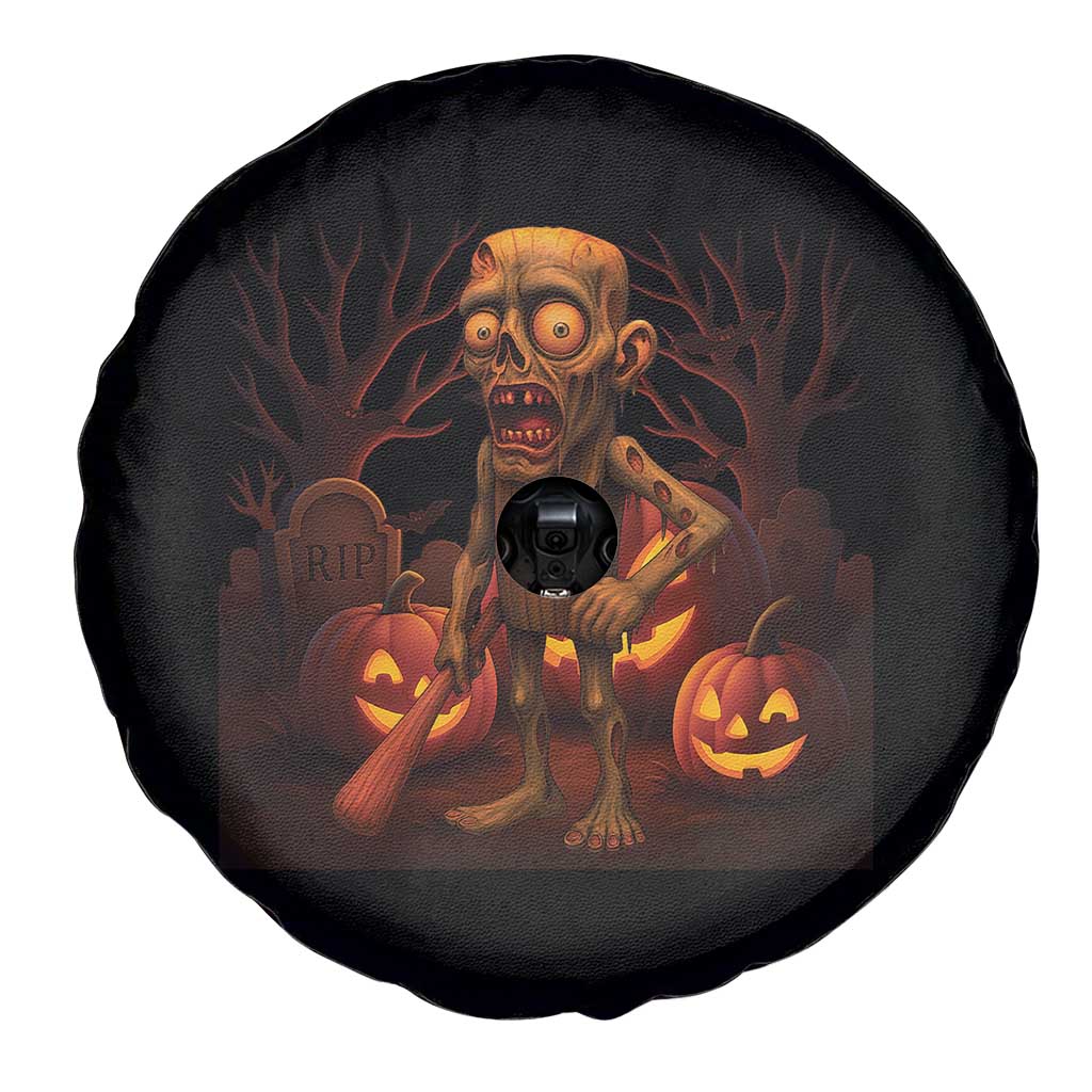 Funny Halloween Zombie Tung Tung Sahur Spare Tire Cover Italian Brainrot Meme - Wonder Print Shop