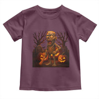 Funny Halloween Zombie Tung Tung Sahur Toddler T Shirt Italian Brainrot Meme - Wonder Print Shop