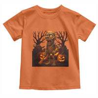 Funny Halloween Zombie Tung Tung Sahur Toddler T Shirt Italian Brainrot Meme - Wonder Print Shop