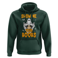 Funny Halloween Show Me Your Boobs Hoodie Halloween Adult Humor Spooky Ghost - Wonder Print Shop