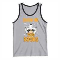 Funny Halloween Show Me Your Boobs Tank Top Halloween Adult Humor Spooky Ghost - Wonder Print Shop