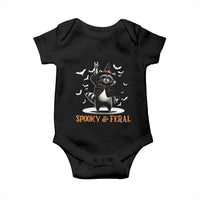 Funny Spooky And Feral Raccon Halloween Baby Onesie Racoon Lover - Wonder Print Shop