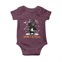 Funny Spooky And Feral Raccon Halloween Baby Onesie Racoon Lover - Wonder Print Shop