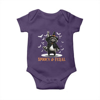 Funny Spooky And Feral Raccon Halloween Baby Onesie Racoon Lover - Wonder Print Shop