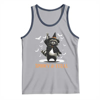 Funny Spooky And Feral Raccon Halloween Tank Top Racoon Lover - Wonder Print Shop