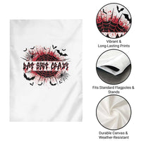Funny Halloween Bat Shit Crazy Garden Flag Horror Spider Web - Wonder Print Shop