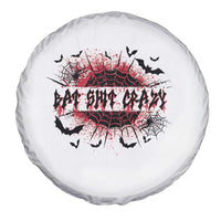 Funny Halloween Bat Shit Crazy Spare Tire Cover Horror Spider Web - Wonder Print Shop