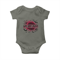 Funny Halloween Bat Shit Crazy Baby Onesie Horror Spider Web - Wonder Print Shop