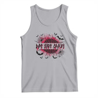 Funny Halloween Bat Shit Crazy Tank Top Horror Spider Web - Wonder Print Shop