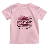 Funny Halloween Bat Shit Crazy Toddler T Shirt Horror Spider Web - Wonder Print Shop