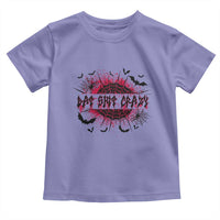 Funny Halloween Bat Shit Crazy Toddler T Shirt Horror Spider Web - Wonder Print Shop