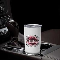 Funny Halloween Bat Shit Crazy Tumbler Cup Horror Spider Web - Wonder Print Shop
