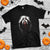 Funny Scary Face Ghost Hand Heart Sign Halloween T Shirt - Wonder Print Shop