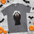 Funny Scary Face Ghost Hand Heart Sign Halloween T Shirt - Wonder Print Shop