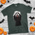Funny Scary Face Ghost Hand Heart Sign Halloween T Shirt - Wonder Print Shop